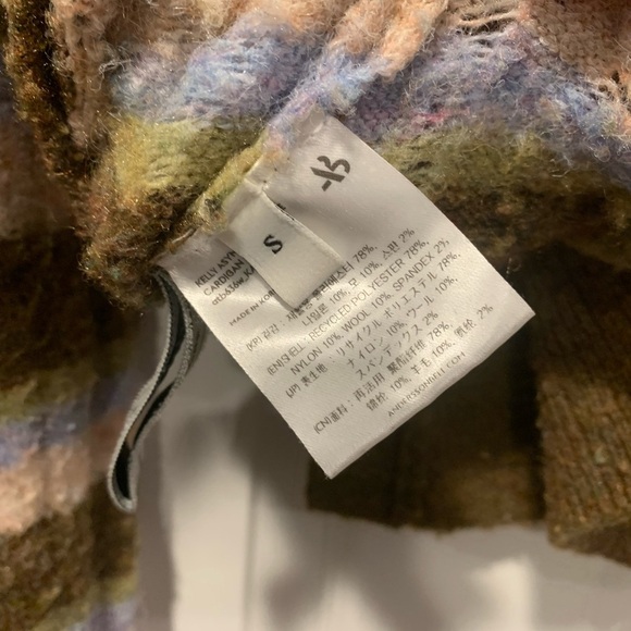 ANDERSSON BELL Kelly Asymmetric Stripe Cardigan Sweater - Picture 7 of 7